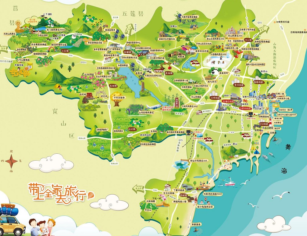 昌邑景区使用手绘地图给景区能带来什么好处？